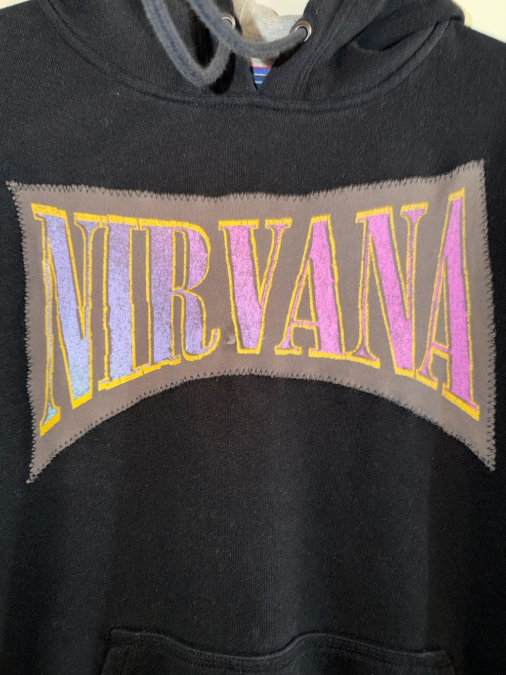 Upcycled Nirvana Hoodie - Picture 2 of 6